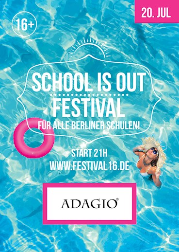 Adagio Berlin Eventflyer #1 vom 20.07.2016