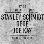 Chalet Berlin Between the Lines with Stanely Schmidt, Dédé and Joe Kay