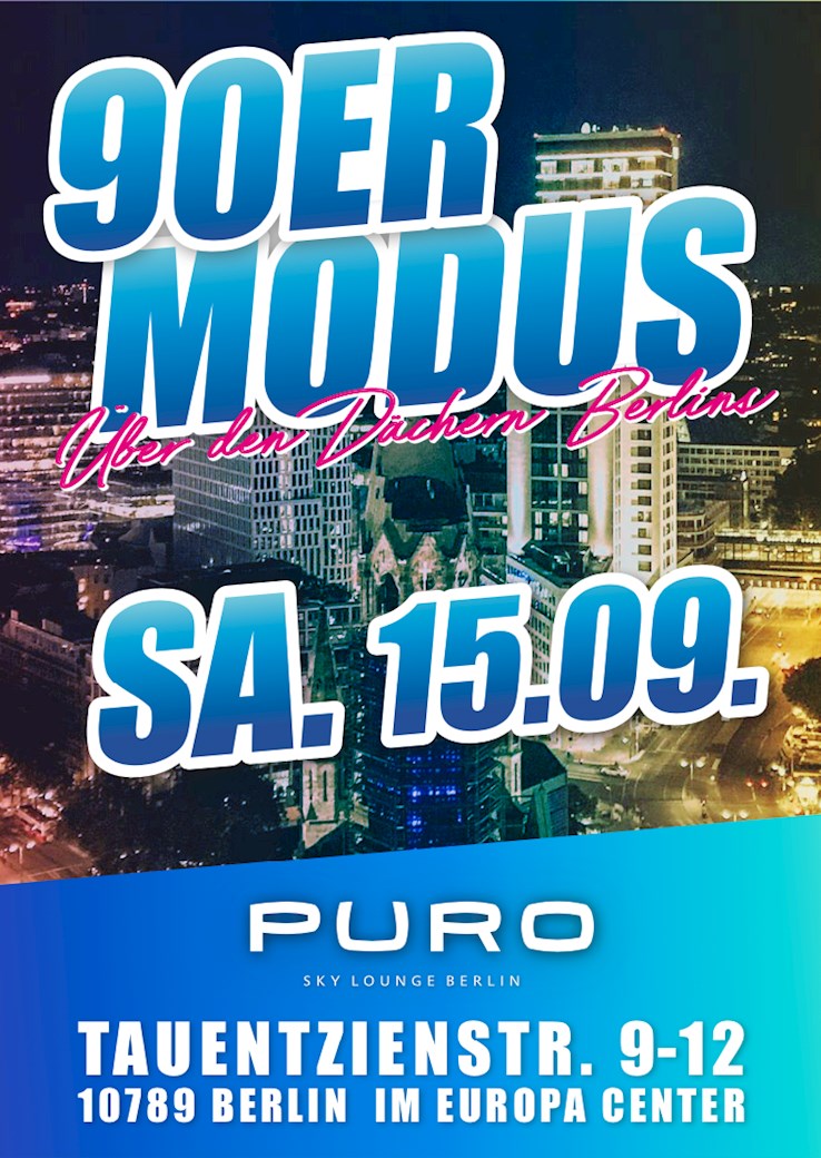 Puro Berlin Eventflyer #1 vom 15.09.2018