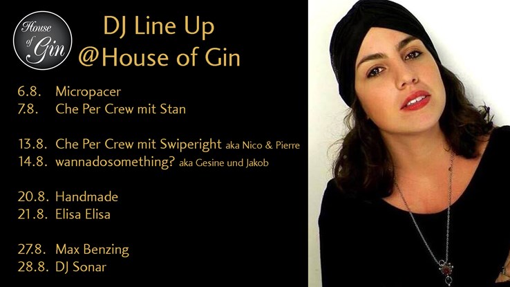 House of Gin Berlin Eventflyer #1 vom 21.08.2021
