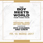 The Room Hamburg The Boy Meets World Tour - Official Aftershow hosted by OVO Crew