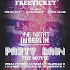 E4 Berlin One Night in Berlin productions presents The Party Rain Movie