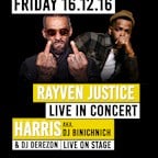 Maxxim Berlin RnB Songz presents Rayven Justice & Star DJ Harris aka DJ Binnichich & Derezon