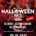 Rote Harfe Mitte  Diablos Halloween party