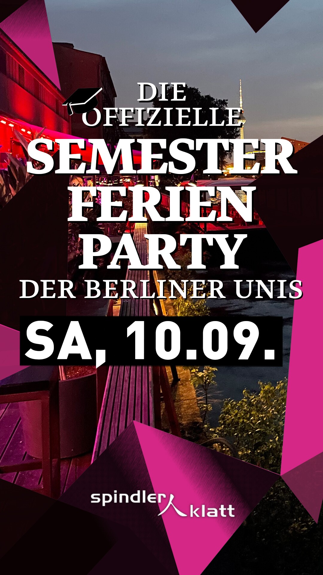 Spindler & Klatt Berlin Eventflyer #1 vom 10.09.2022