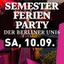 Spindler & Klatt Berlin Die offizielle Semesterferien Party der Berliner Unis