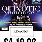 Adagio Berlin Quixotic "Record Release" + Gospel meets Club