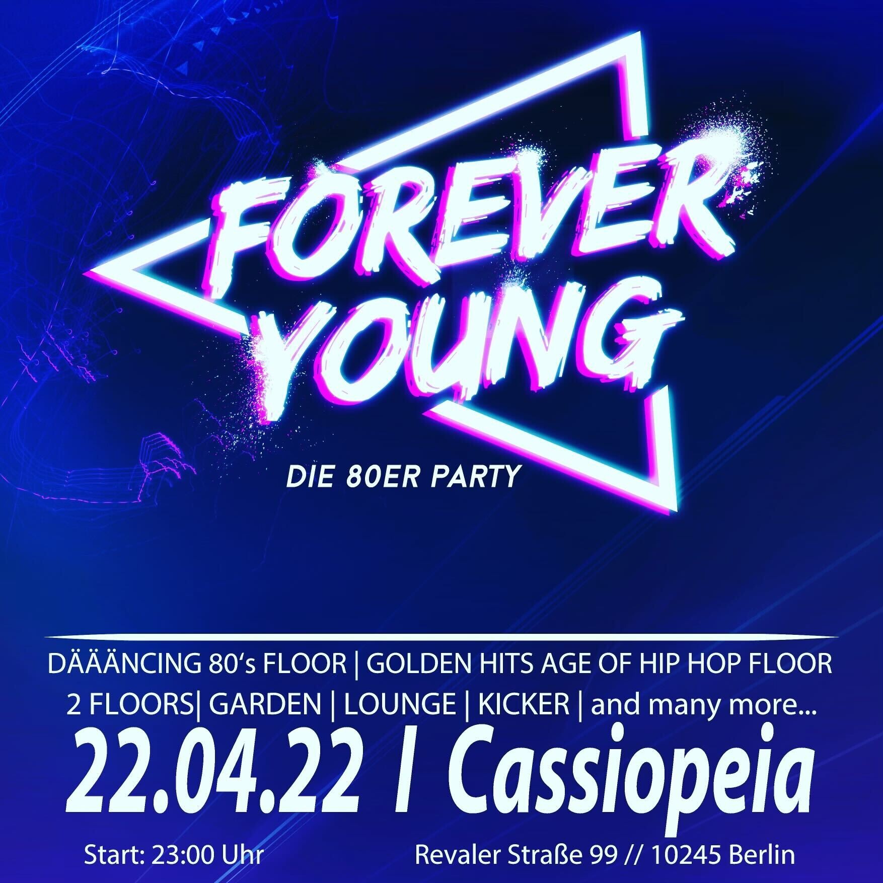 Cassiopeia Berlin Eventflyer #1 vom 22.04.2022