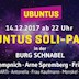 Burg Schnabel Berlin Ubuntus-Soliparty with Philipp Kempnich, Arne Spremberg