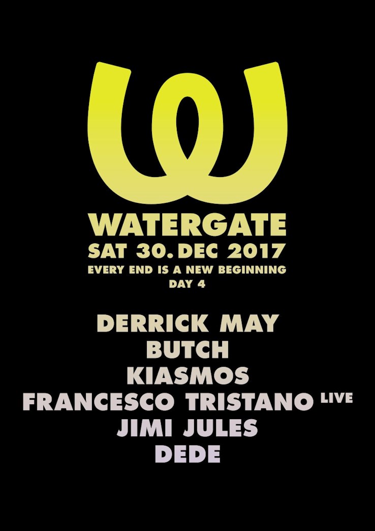 Watergate Berlin Eventflyer #1 vom 30.12.2017