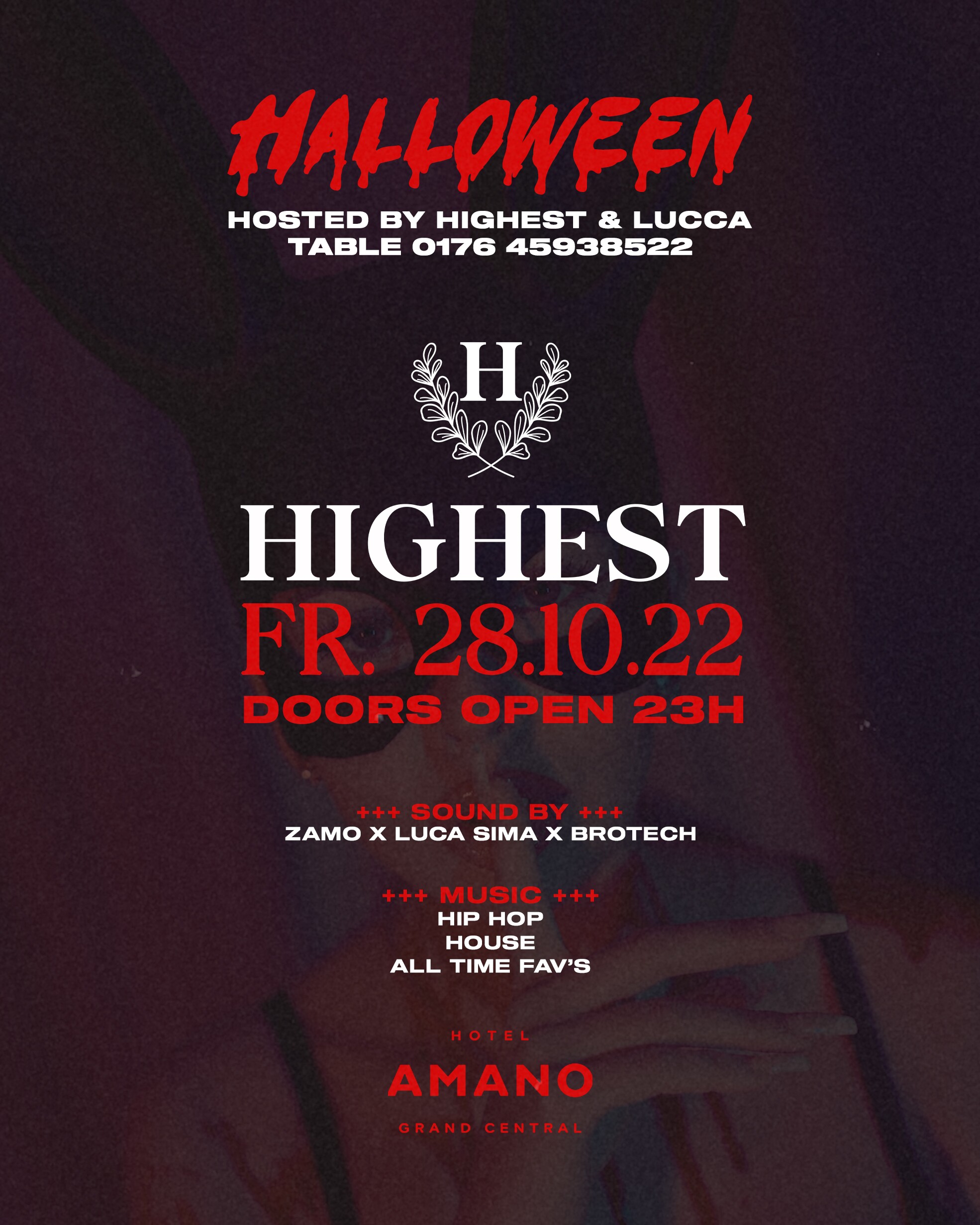 Amano Apartment Bar Berlin Eventflyer #1 vom 28.10.2022