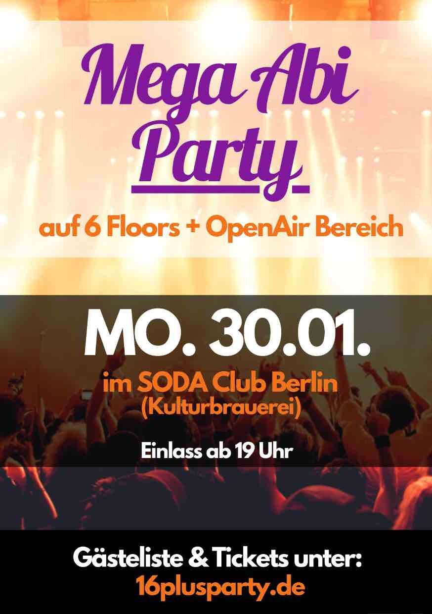 Soda Berlin Eventflyer #1 vom 30.01.2023