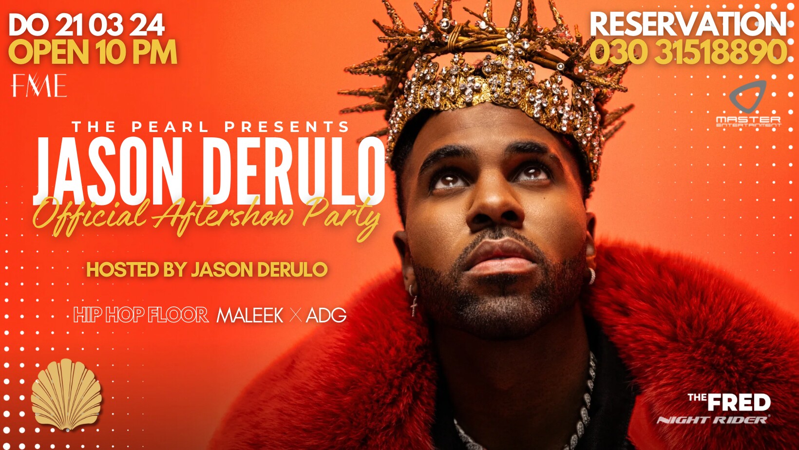 The Pearl 21.03.2024 Jason Derulo Live – Official Aftershow Party