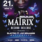 Matrix Berlin Blactro "Single Release Party" Butterflyz