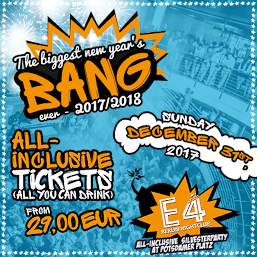 E4 Berlin The Biggest New Year's Bang Ever 17/18