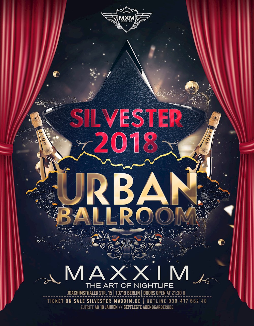 Maxxim Berlin New Years Eve - Urban Ballroom