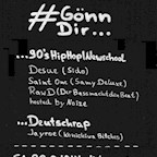 Waagenbau Hamburg HipHopPartysBerlin präsentiert: #GönnDir goes Hamburg