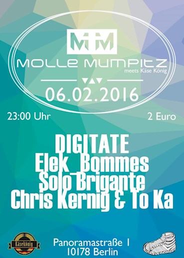 Molle Mumpitz Berlin Eventflyer #1 vom 06.02.2016