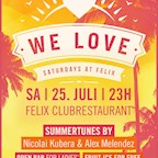 Felix Berlin We love Saturdays Summer Edition Vol.I - Open Bar bis 0 Uhr für Damen mit Anmeldung
