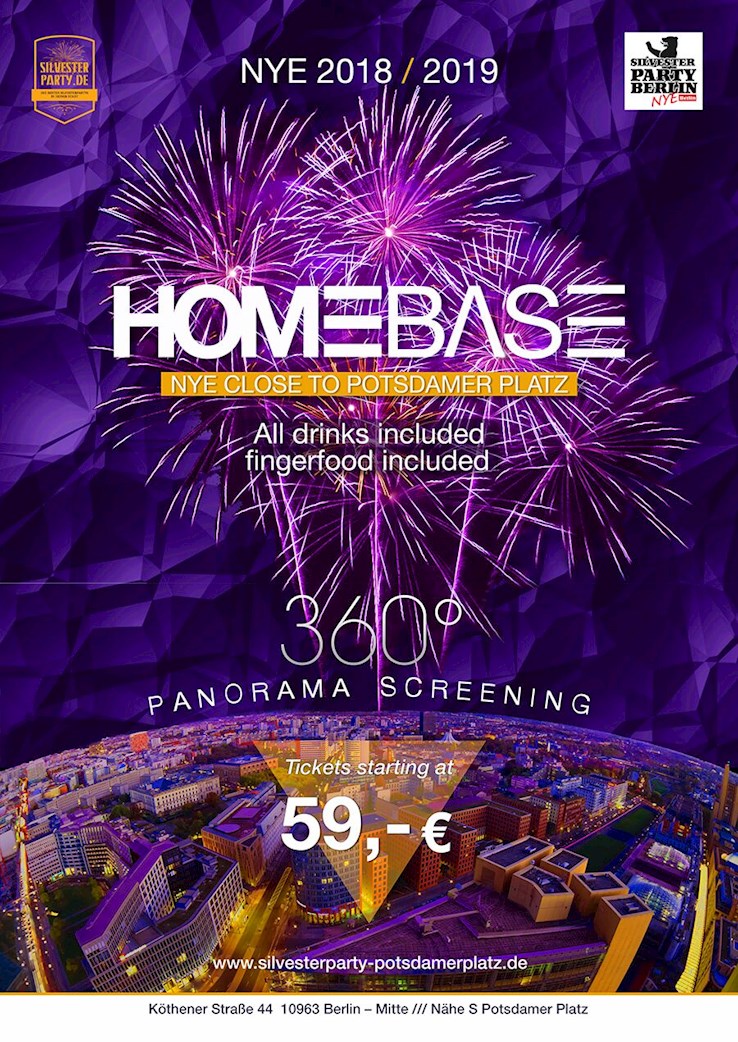 Homebase Lounge Berlin Eventflyer #1 vom 31.12.2018