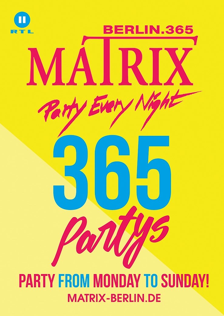 Matrix Berlin Eventflyer #1 vom 05.06.2019
