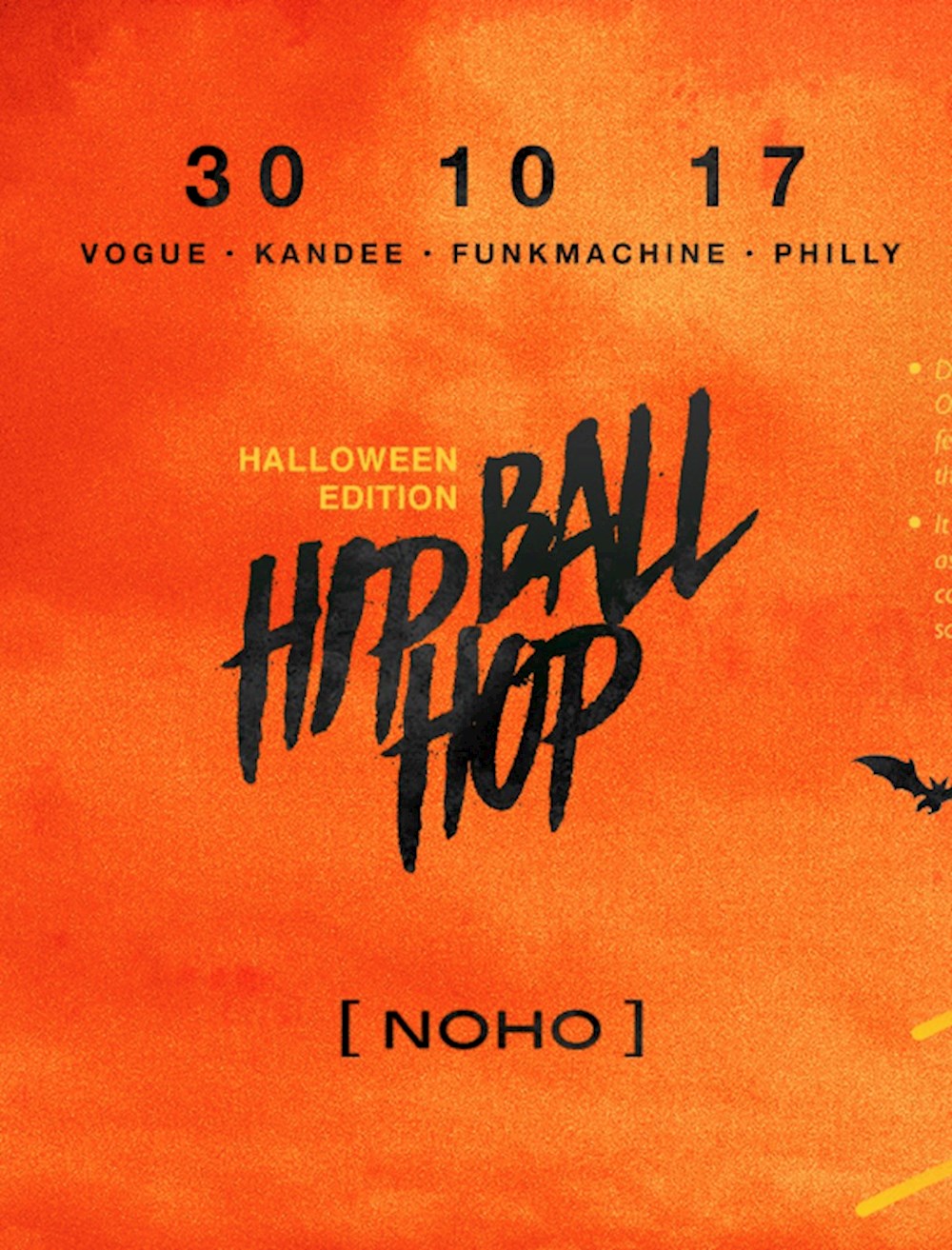 NOHO Hamburg Hip Hop Ball x Halloween Edition