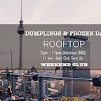 Club Weekend Berlin Dumplings & Frozen Daiquiri - Urban Rooftop Open Air