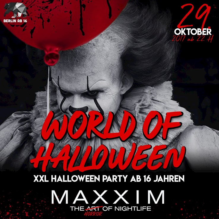 Maxxim Berlin Eventflyer #1 vom 29.10.2017