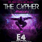 E4 Berlin The Cypher Hip Hop Afterparty mit DJ O'Nit, DJ Van Tell & Friends