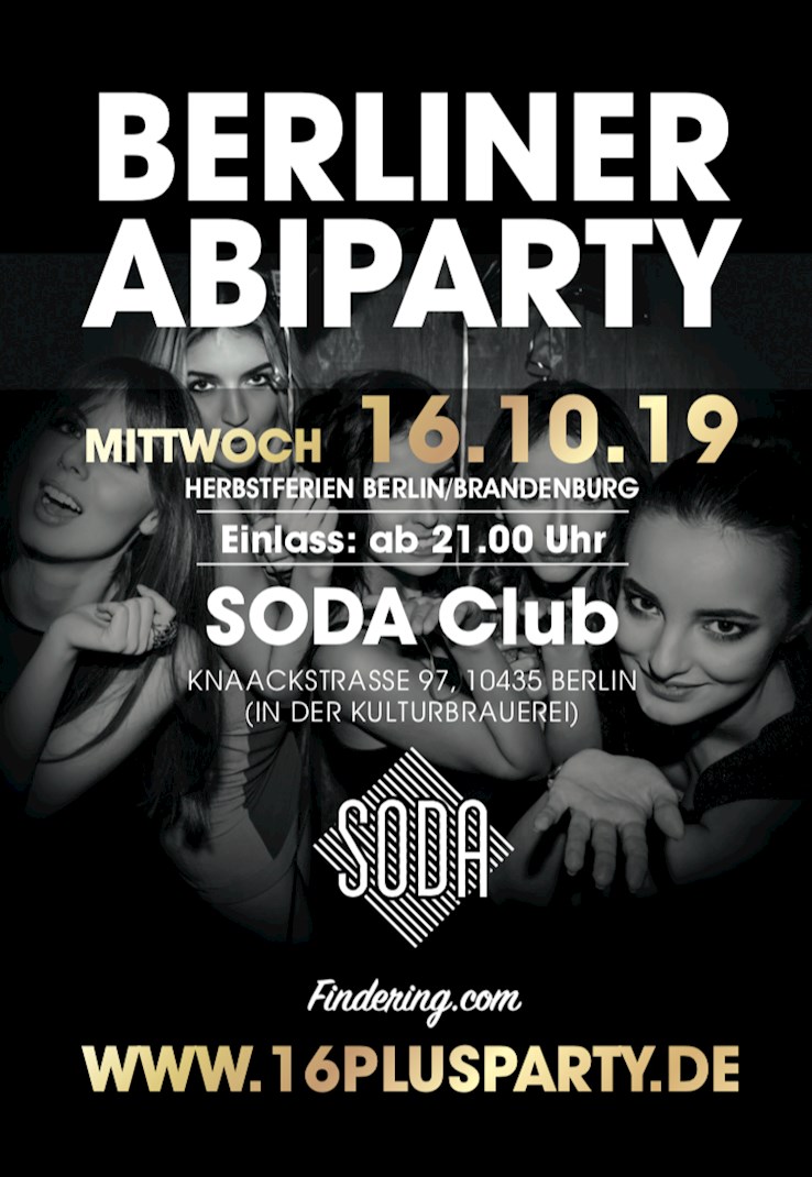 Soda Berlin Eventflyer #1 vom 16.10.2019
