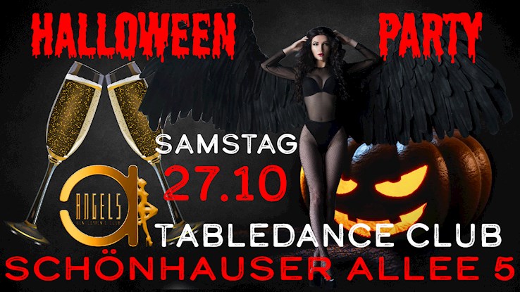 Angels Tabledance Berlin Eventflyer #1 vom 27.10.2018