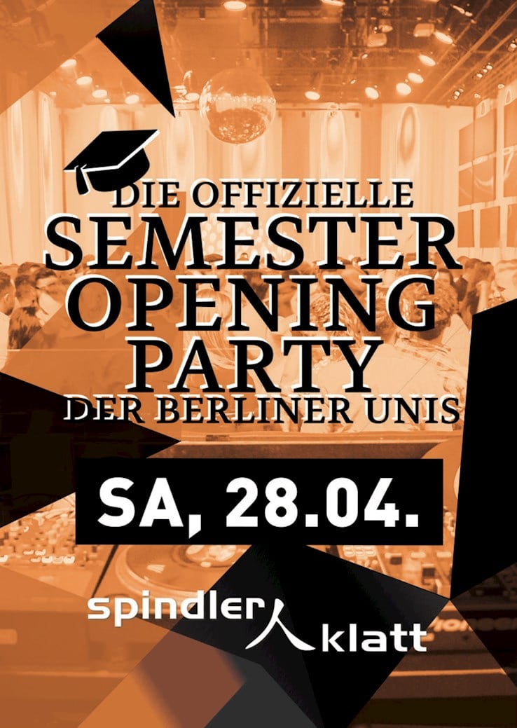 Spindler & Klatt Berlin Eventflyer #1 vom 28.04.2018