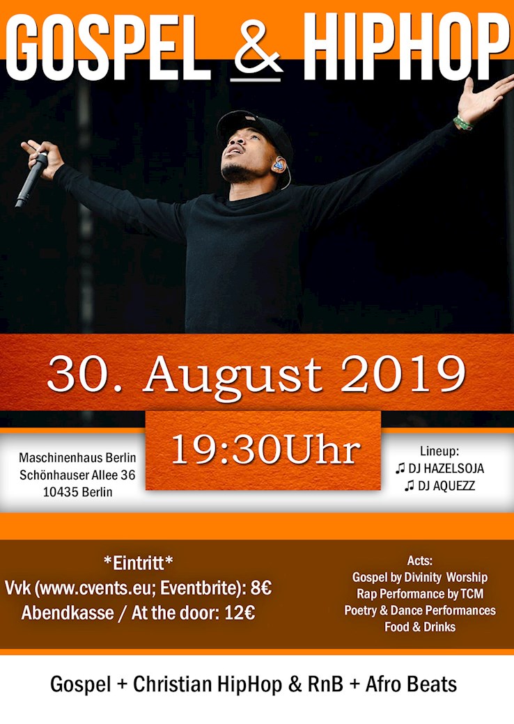 Kesselhaus Berlin Eventflyer #1 vom 30.08.2019