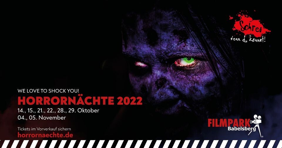 Filmpark Babelsberg Berlin Eventflyer #1 vom 04.11.2022