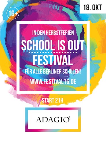 Adagio Berlin Eventflyer #1 vom 18.10.2016