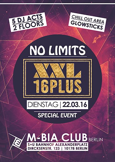 M-Bia Berlin Eventflyer #1 vom 22.03.2016