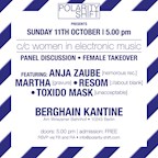 Berghain, Panorama Bar, Säule Berlin Polarity Shift - c/c Women in Electronic Music