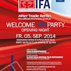Felix Berlin Felix Friday meets IFA Welcome Party