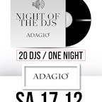 Adagio Berlin Das Adagio & Quixotic Events präsentieren: Night Of The Djs "20 Djs / One Night"