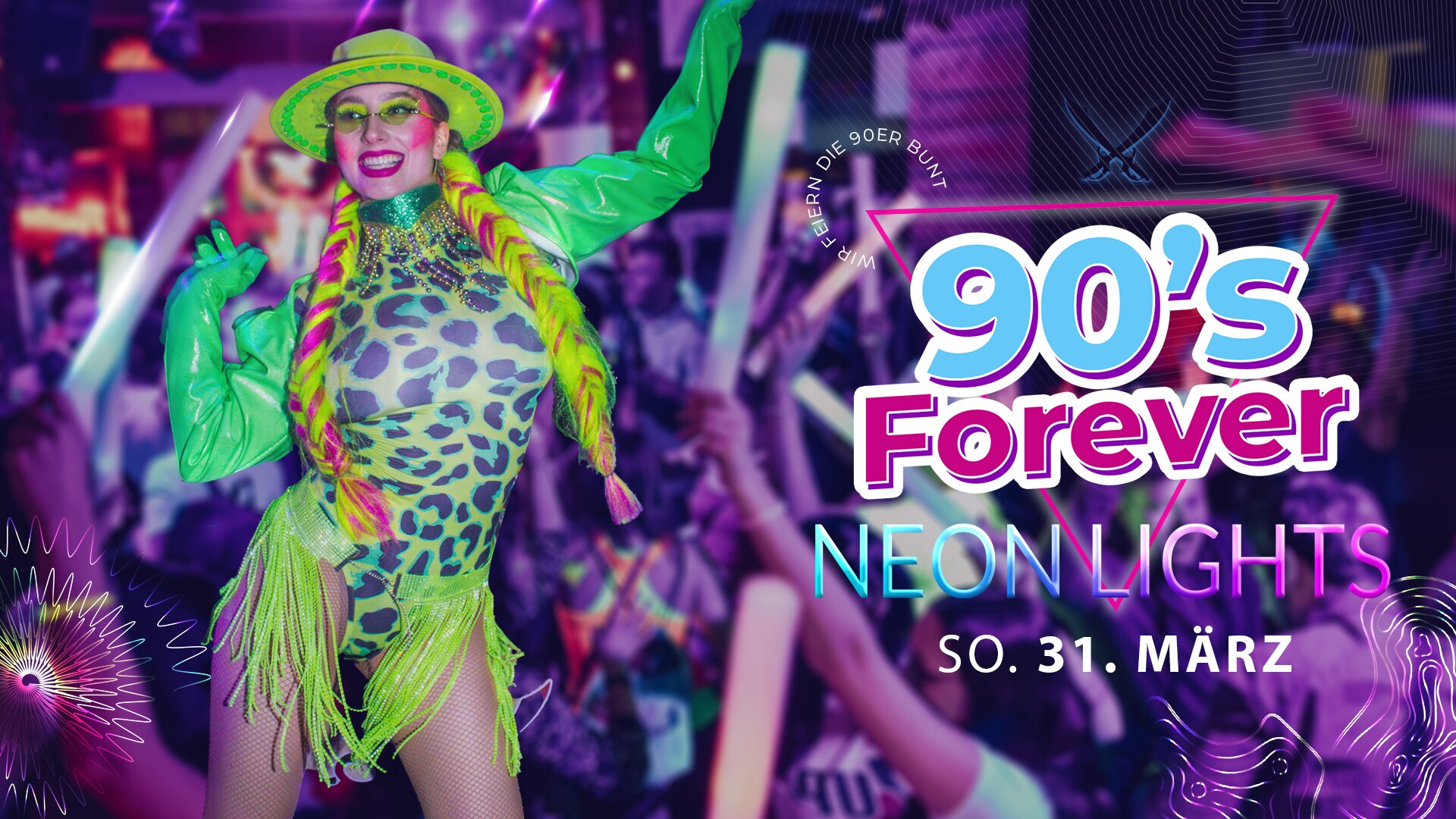 Pirates 31.03.2024 90s Forever - Neon Lights