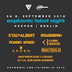 ASeven Berlin Euphonic Night mit Kyau und Albert und Gästen (Chris Bekker, Ronski Speed, uvm.)