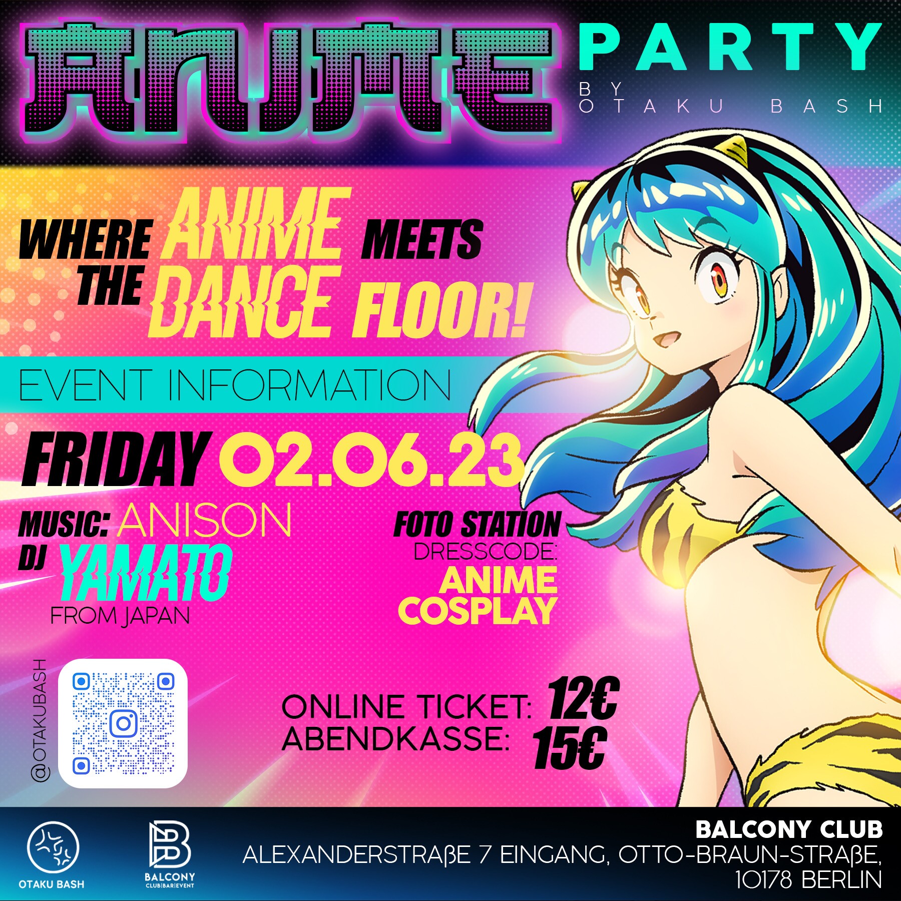 The Balcony Club 02.06.2023 Anime Party