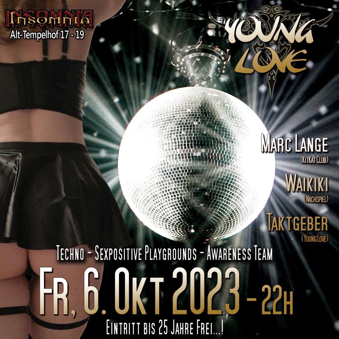 Insomnia Erotic Nightclub Berlin Eventflyer #1 vom 06.10.2023