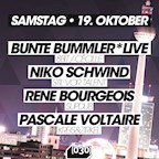 Club Weekend Berlin Weekend Night mit Bunte Bummler *Live* , Rene Bourgeois, Niko Schwind uvm.