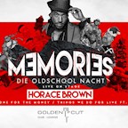 Golden Cut Hamburg Memories - Die Oldschool Nacht // Horace Brown Live