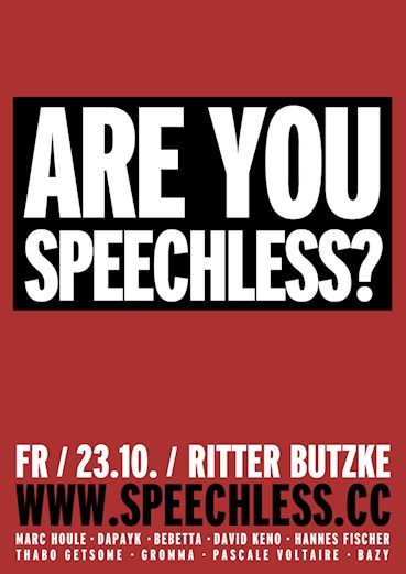 Ritter Butzke Berlin Eventflyer #1 vom 23.10.2015