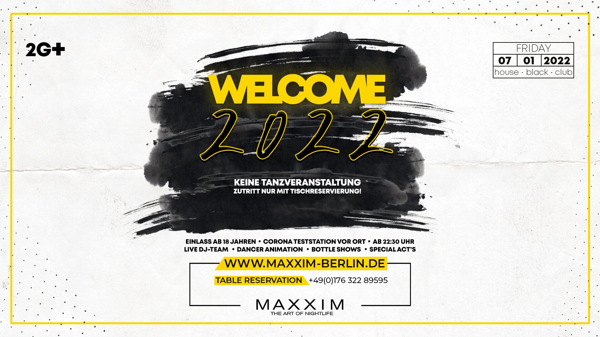 Maxxim Berlin Eventflyer #1 vom 07.01.2022