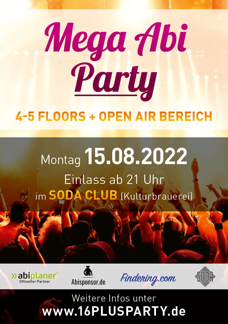 Soda Berlin Eventflyer #1 vom 15.08.2022