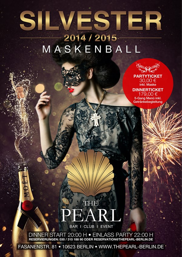 The Pearl Berlin Maskenball | Silvester 2014/2015