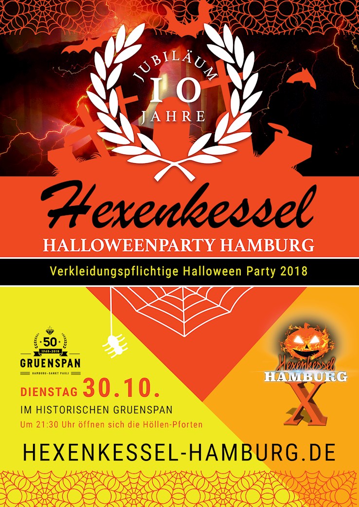 Gruenspan Hamburg Eventflyer #1 vom 30.10.2018